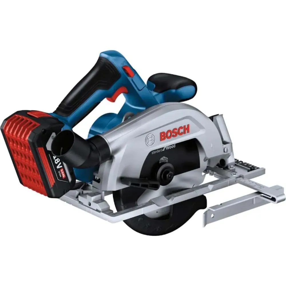 Bosch GKS 185-LI Professional аккумуляторная циркулярная пила (1 x 5 Ач, ЗУ), 06016C1223