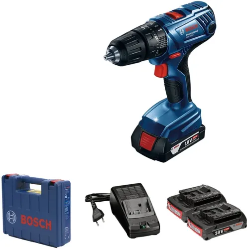 Bosch GSB 180-Li Professional шуруповерт аккумуляторный (2 x 2 Ач, ЗУ), 06019F8307