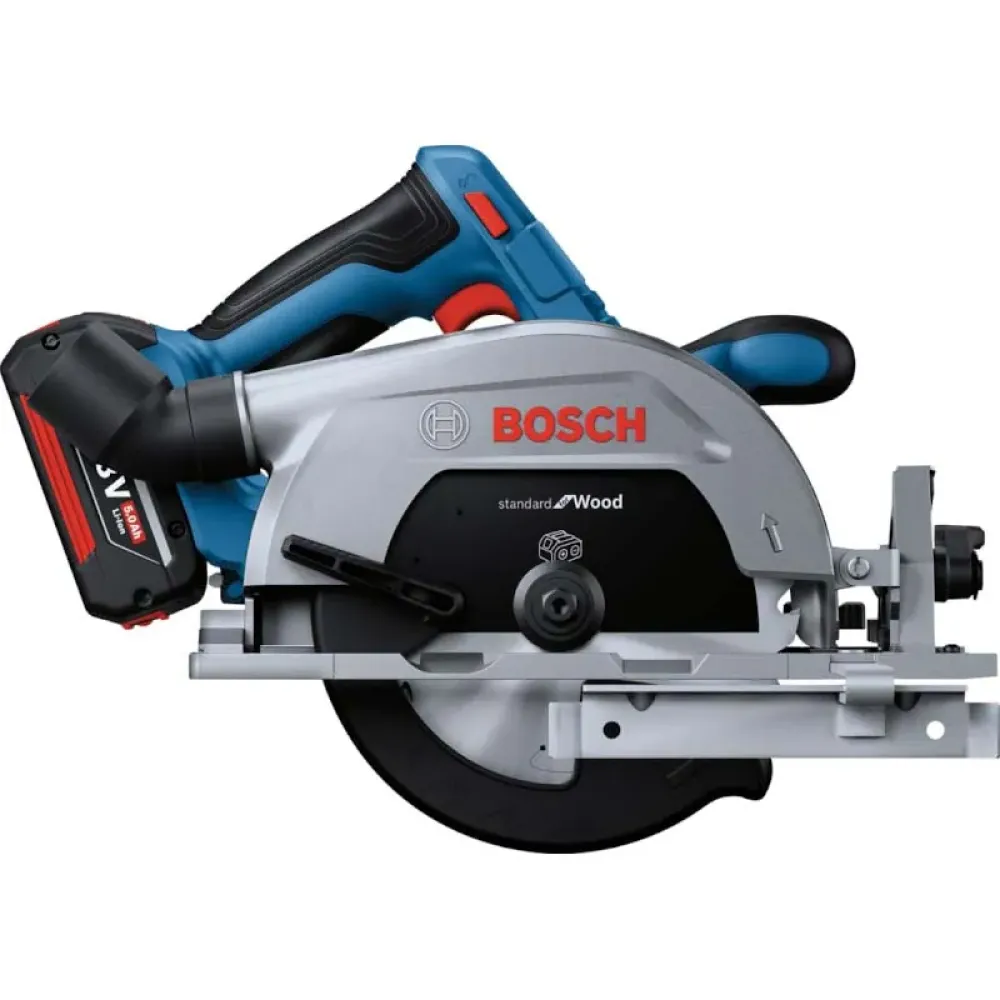 Bosch GKS 185-LI Professional аккумуляторная циркулярная пила (1 x 5 Ач, ЗУ), 06016C1223
