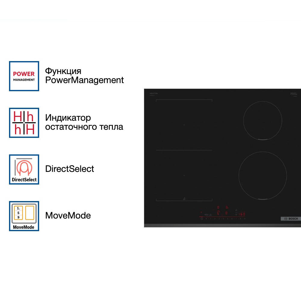 Индукционная варочная панель Bosch PVS631HC1E