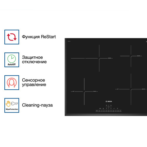 Индукционная варочная панель Bosch PIF651FC1E