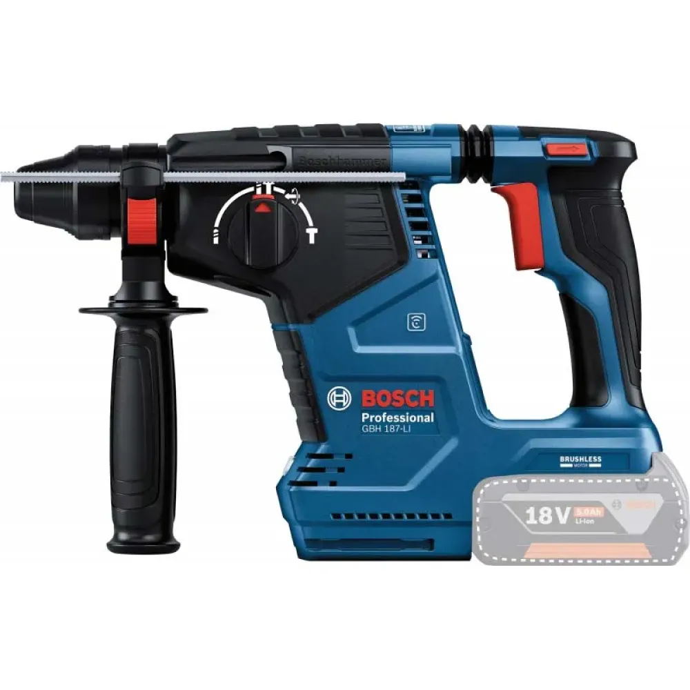 Bosch GBH 187-LI Professional Solo аккумуляторный перфоратор SDS-plus (без АКБ и ЗУ), 0611923020