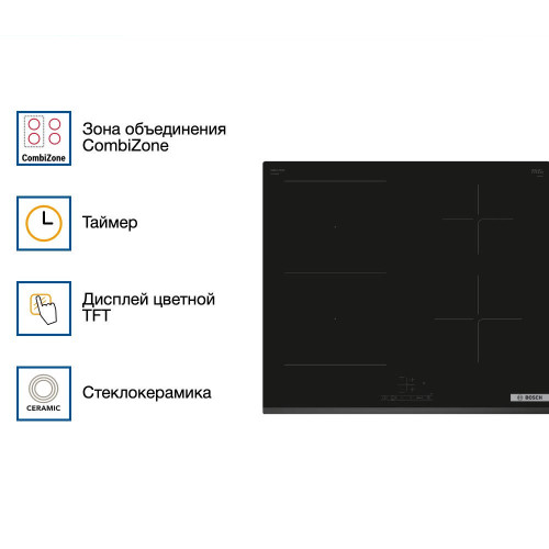 Индукционная варочная панель Bosch PVS63KBB5E