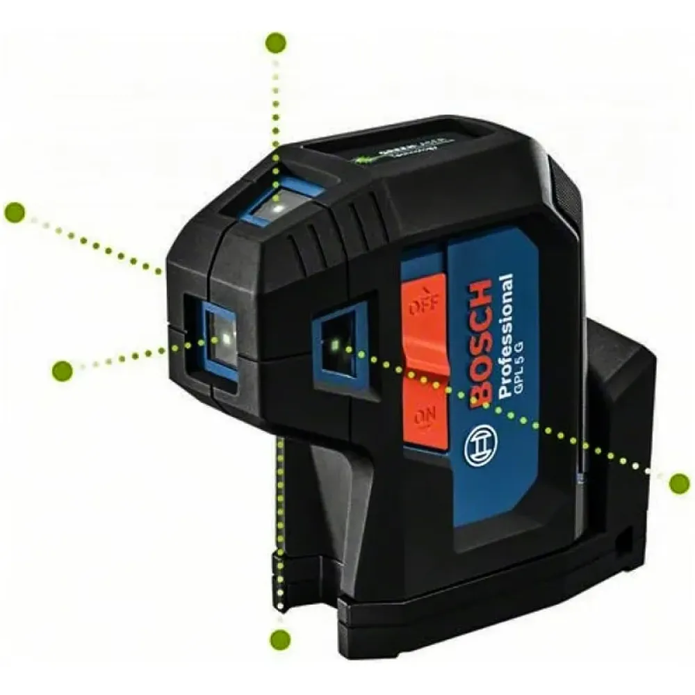 Bosch GPL 5 G Professional точечный лазерный нивелир, 0601066P00