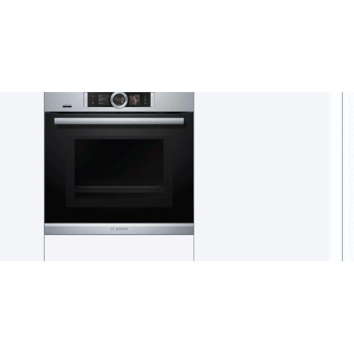 Духовой шкаф с микроволнами и паром Bosch HNG6764S6